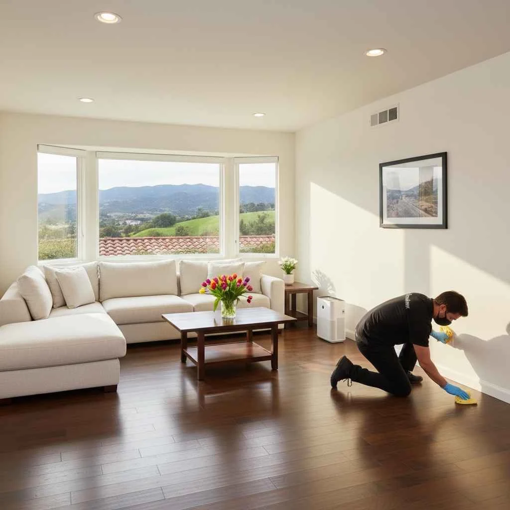Fresh, sunlit Santa Barbara home interior