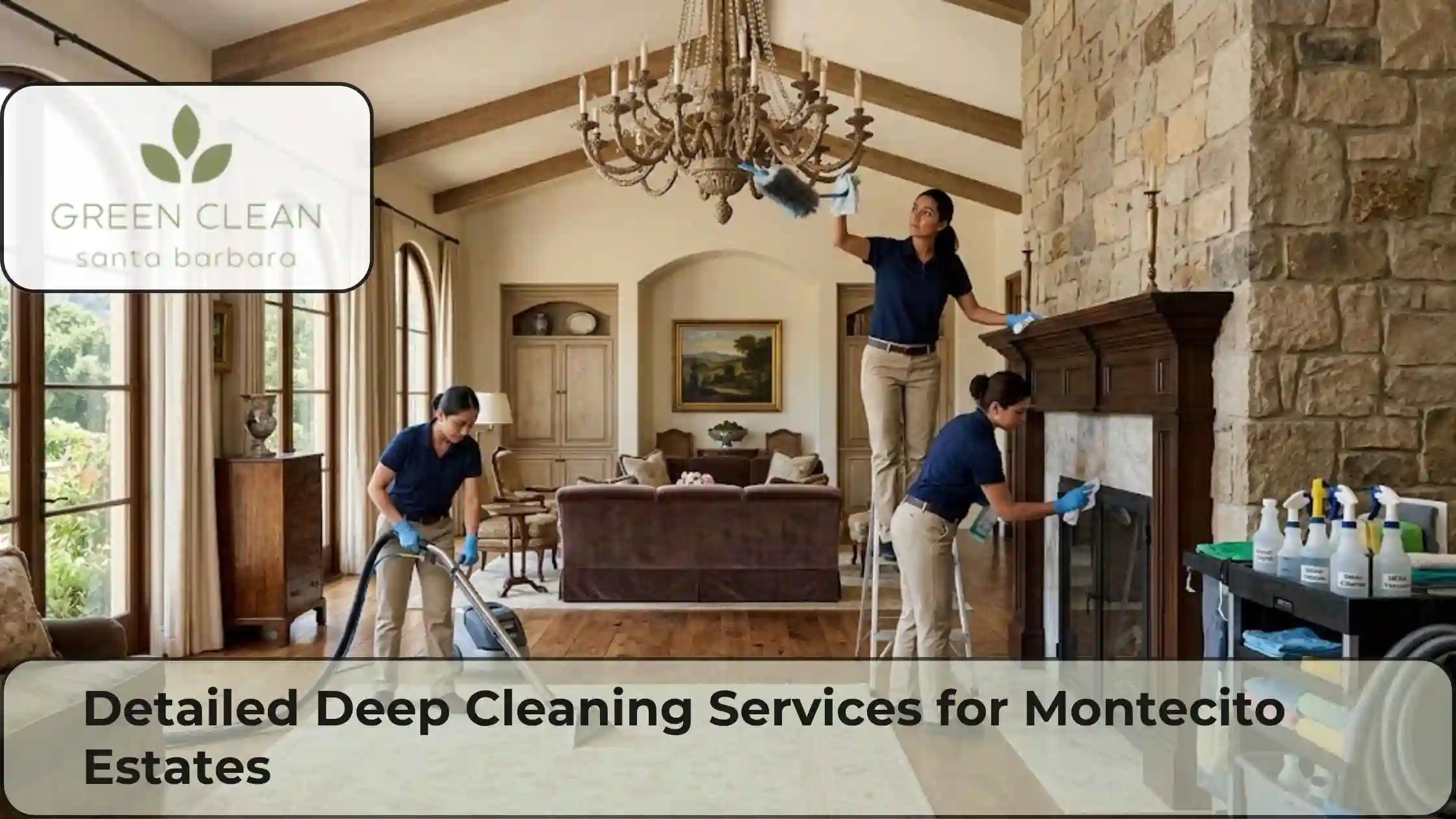 Detailed Deep Cleaning Services for Montecito Estates