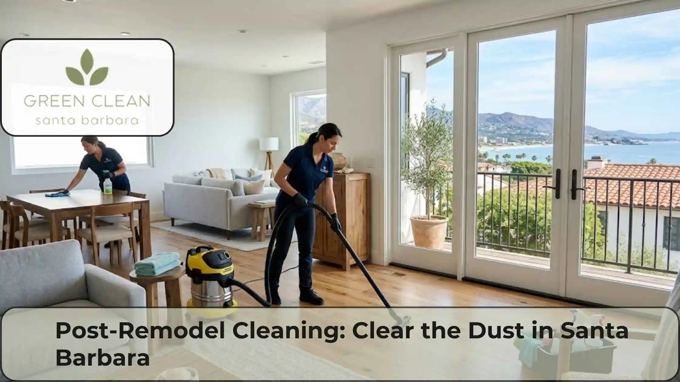 Post-Remodel Cleaning Clear the Dust in Santa Barbara